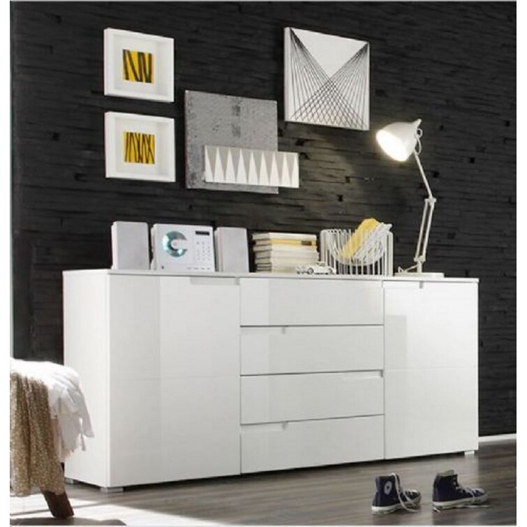 Wayfair grey deals and white sideboard